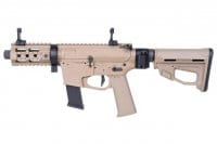 GSG Ares M4 45 Pistol - X Class Dark Earth Softair Gewehr links kurzes Magazin