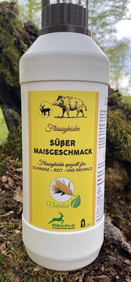 Wildlutscher Flüssigköder süßer Maissirup 1 Liter