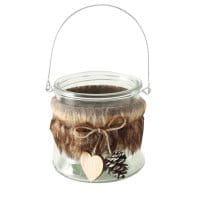 LivingActive Rika Windlicht 12 x 12 cm 3er Set Detail 2