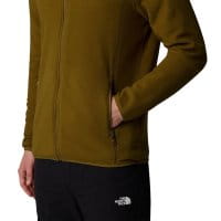 The North Face 100 Glacier Full-Zip Fleecejacke Moss Green