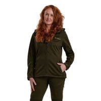  Lady Excape Softshell Jacke Art Green frau vorn