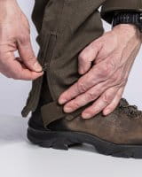 Pinewood Caribou Hunt Extreme Hose Suede Brown/D.Olive Detail 4