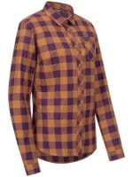 Blaser Charlotte Bluse Damen ocker/lila kariert