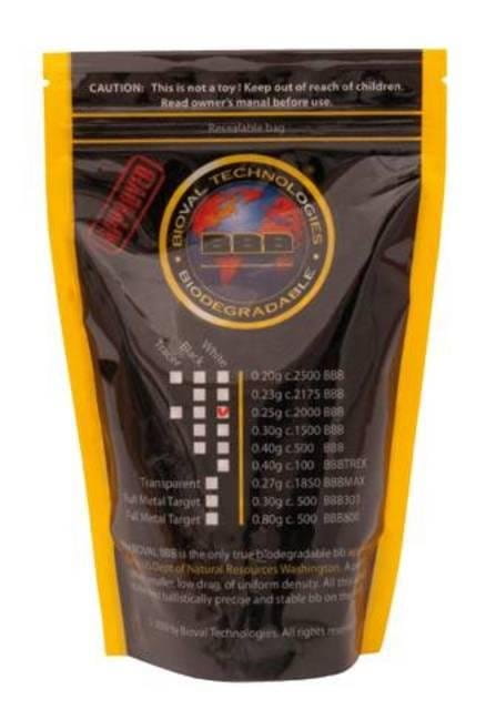 GSG Bioval Bio BB's Softair-Kugeln 0,25g - 4000 Stk.