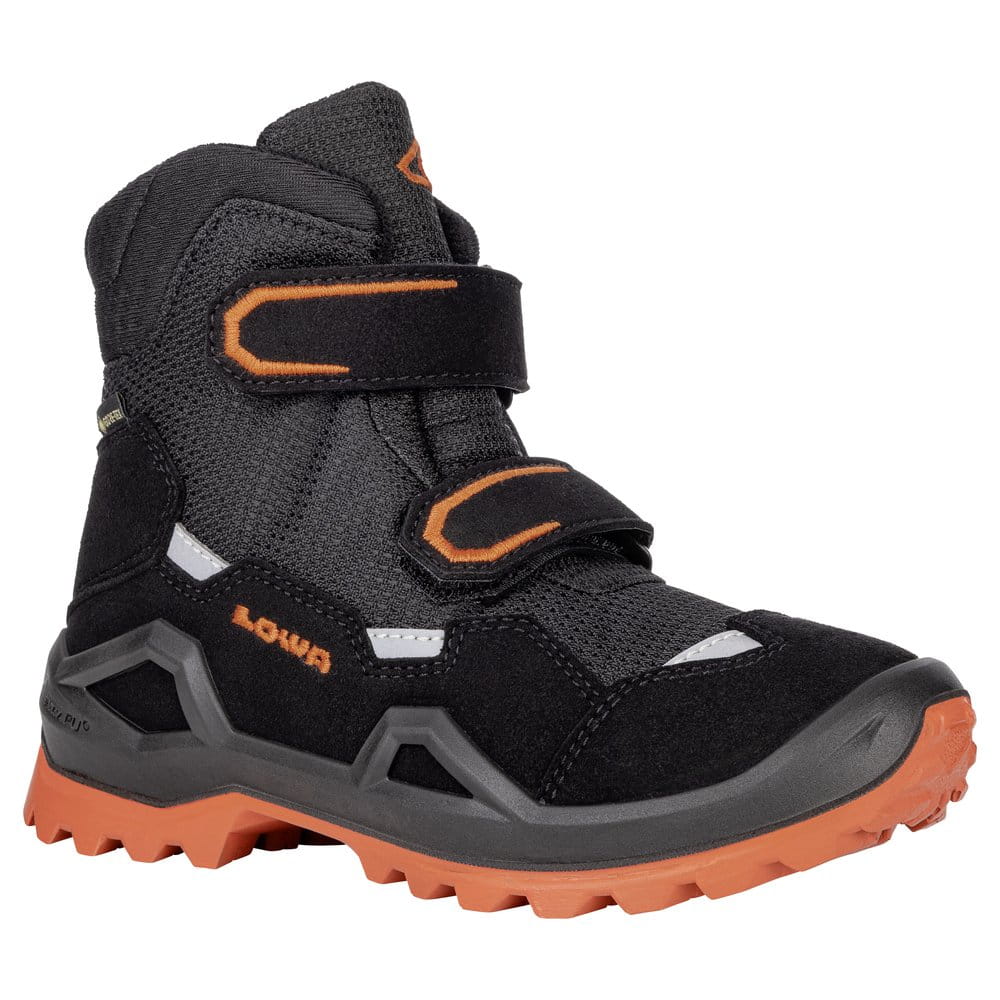Lowa MILO EVO GTX MID JR – Scarponcini Invernali Bambino, Navy/Lavanda, Gore-Tex, Impermeabili
