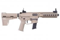 GSG Ares M4 45 Pistol - S Class-L Dark Earth Softair Gewehr rechts kurzes Magazin