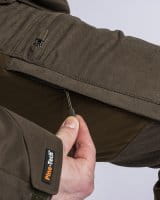 Pinewood Caribou Hunt Extreme Hose Suede Brown/D.Olive Detail 2