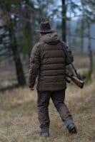 Blaser Vintage Radiation Daunenjacke Herren braun getragen hinten