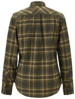 Pinewood Abisko Hiking Flanell Hemd Damen Mossgreen R&uuml;ckseite