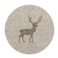 LivingActive Tjark Tischset Beige Hirsch