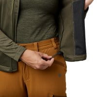 Seeland Emily Fleecejacke Damen Pine Green Detail 2