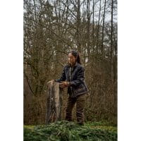 H&auml;rkila Kamko Fleecejacke Damen Willow green/Deep well purple