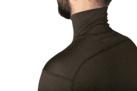 H&auml;rkila  Base All Season Unterhemd Shadow brown Kragen Nacken