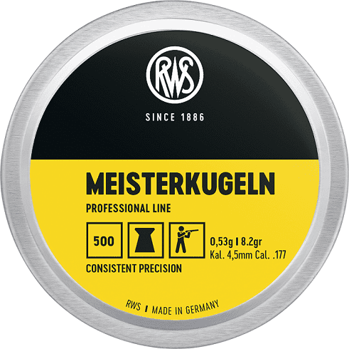RWS Professional Line Meister Diabolo 4,5 mm Ø4,49 mm 0,53g 500er
