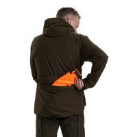 Deerhunter Heat Game beheizte Jacke wood mann hinten hasentasche weste