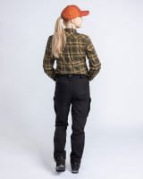 Pinewood Abisko Hiking Flanell Hemd Damen Mossgreen Imagebild 4