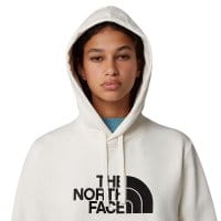 The North Face Drew Peak Hoodie Damen White Dune