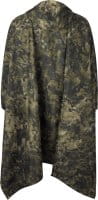 Seeland Taxus Camo Rain Poncho InVis green R&uuml;ckseite 