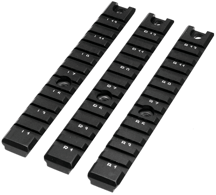 UTG G36 Picatinny Schienen Set lang, 3 Stk.