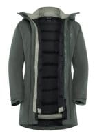 Jack Wolfskin Icecape 3in1 Down Jacke Damen Slate green