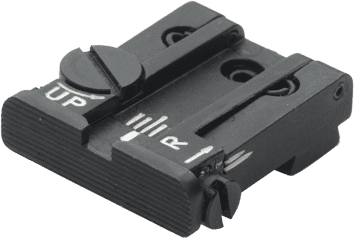 LPA Mikrometer-Visier TPU für Glock-Pistolen ohne Korn