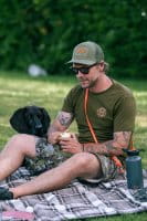 Blaser Herren Argali Circle T 25 T-Shirt Dunkel Oliv