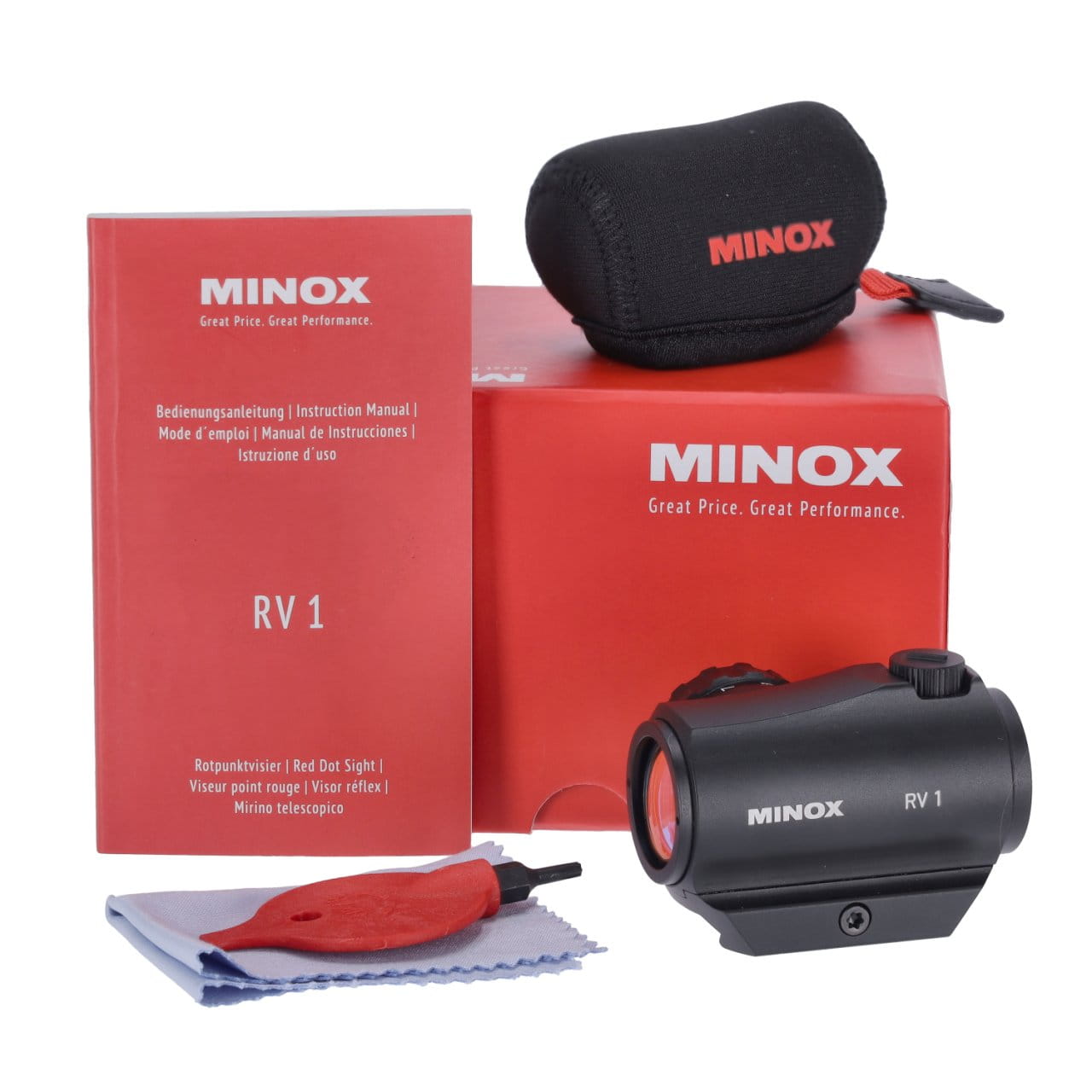 Minox Leuchtpunktvisier RV 1 (Absehen 2 MOA DOT