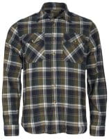 Pinewood H&auml;rjedalen Hemd Green/Navy Vorderseite