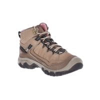 KEEN Targhee IV Mid Waterproof Wanderstiefel Damen Brindle/Nostalgia Rose seitlich 1