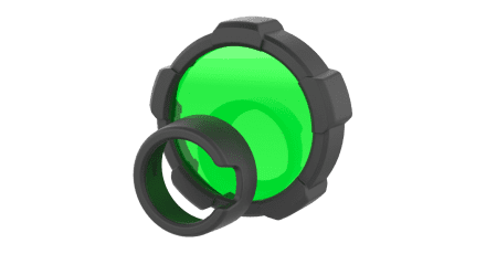 Filtre coloré vert Ledlenser 85,5mm pour MT18 Filtre coloré vert Ledlenser 85,5mm pour MT18