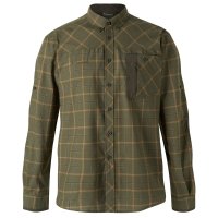 Pinewood Wolf Hemd Green Terracotta