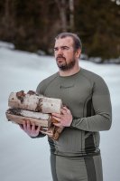 Pinewood Seamless Function Base Layer Set Olive green