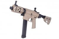 GSG Ares M4 45 Pistol - X Class Dark Earth Softair Gewehr langes Magazin vorne
