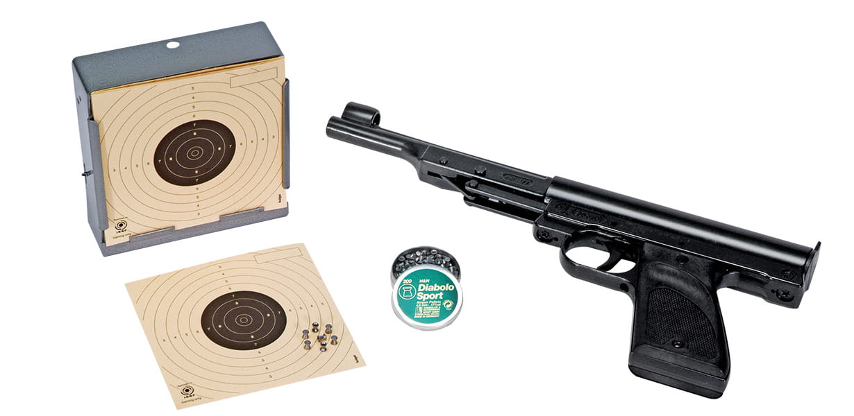 Record Luftpistole LP2 Kal. 4,5 mm Set