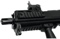 UGS G36 Picatinny Schienen, 2 Stk. an der Waffe