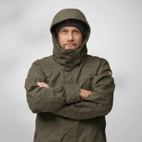 Fj&auml;llr&auml;ven Drev Hybrid Jacke Dark Olive Imagebild 3