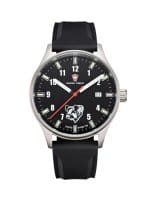 Swiss Timer Trapper schwarz Wildschwein H3 Uhr