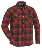 Pinewood Lumbo Hemd Rot/Schwarz