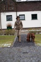 Blaser Traveller Hut Frau mit Hund
