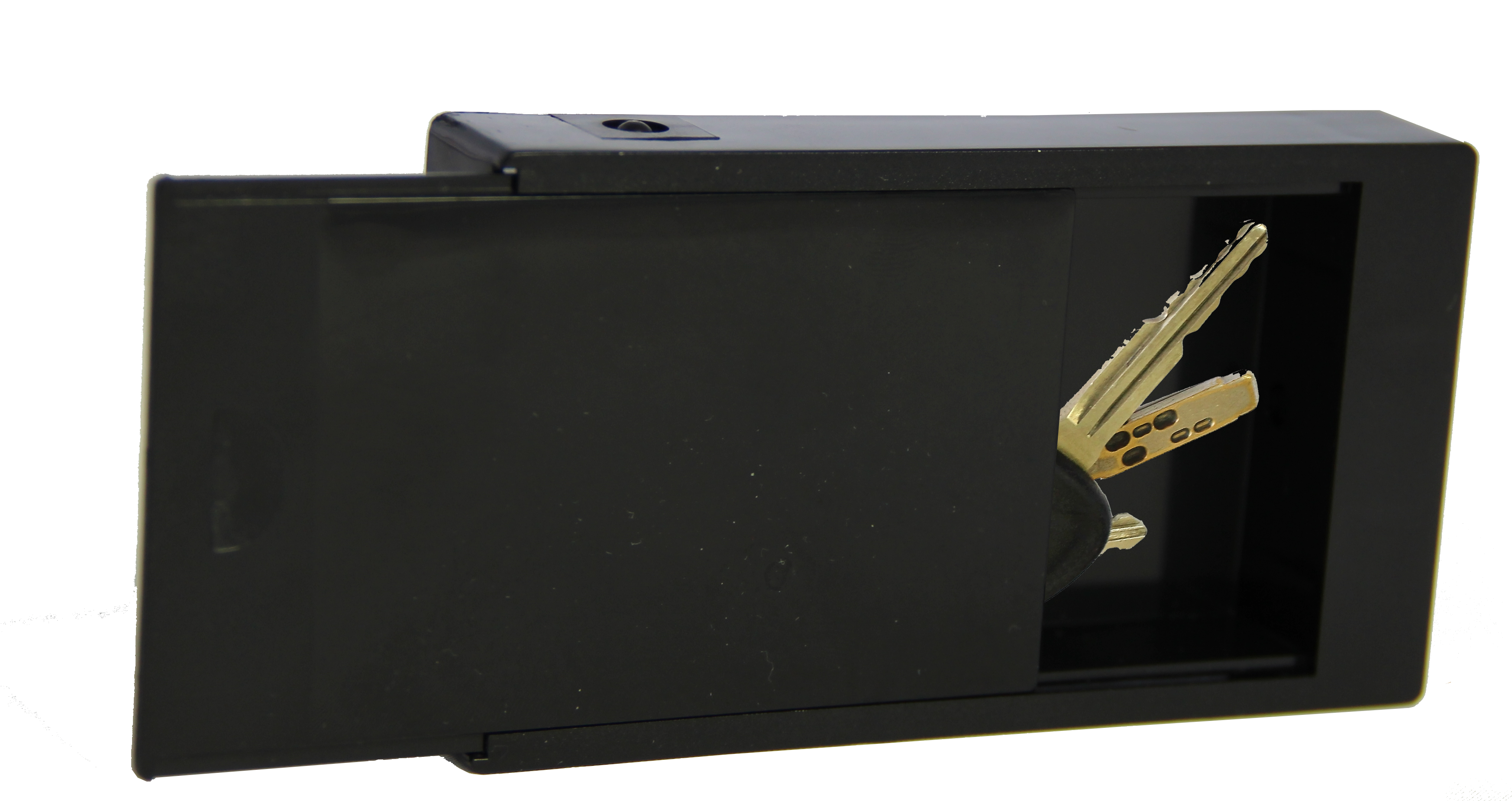 Magnetische Schlüsselbox – Versteck Für Schlüssel, Geocaching, Micro-Größe, Schwarz