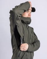 Pinewood Abisko Pathfinders 3L Jacke Urban Green Detail 2