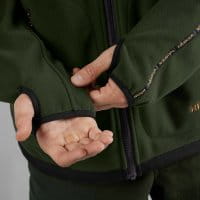 H&auml;rkila Kamko Wende-Fleecejacke Grau/Gr&uuml;n gr&uuml;n Details