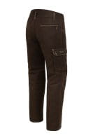 Rascher Thermo-Lodenhose Prestige wattiert Braun Schurwolle seitlich