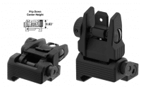 UTG ACCU-SYNC Spring-Loaded AR15 Flip-up Rear Sight Lochkimme -1