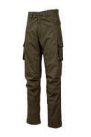 Hubertus OS 50 Zillertal Jagdhose Oliv / Braun seitlich