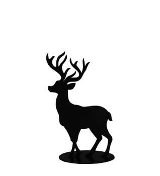 Kaheku  Elvor Hirsch schwarz Gerader Blick 