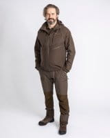 Pinewood Furudal Caribou Hunt Extreme Jacke Suede Brown/D.Olive Detail 6