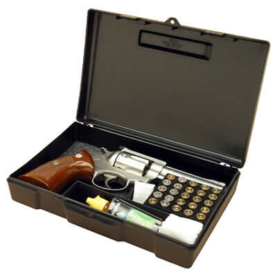 Pistolen Koffer, Waffenkoffer, Kunststoff, groß, abschließbar, oliv a,  16,99 €