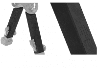 UTG Rubber Full Metal Armored QD Zweibein Schriftzug