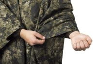 Seeland Taxus Camo Rain Poncho InVis green Detail 3